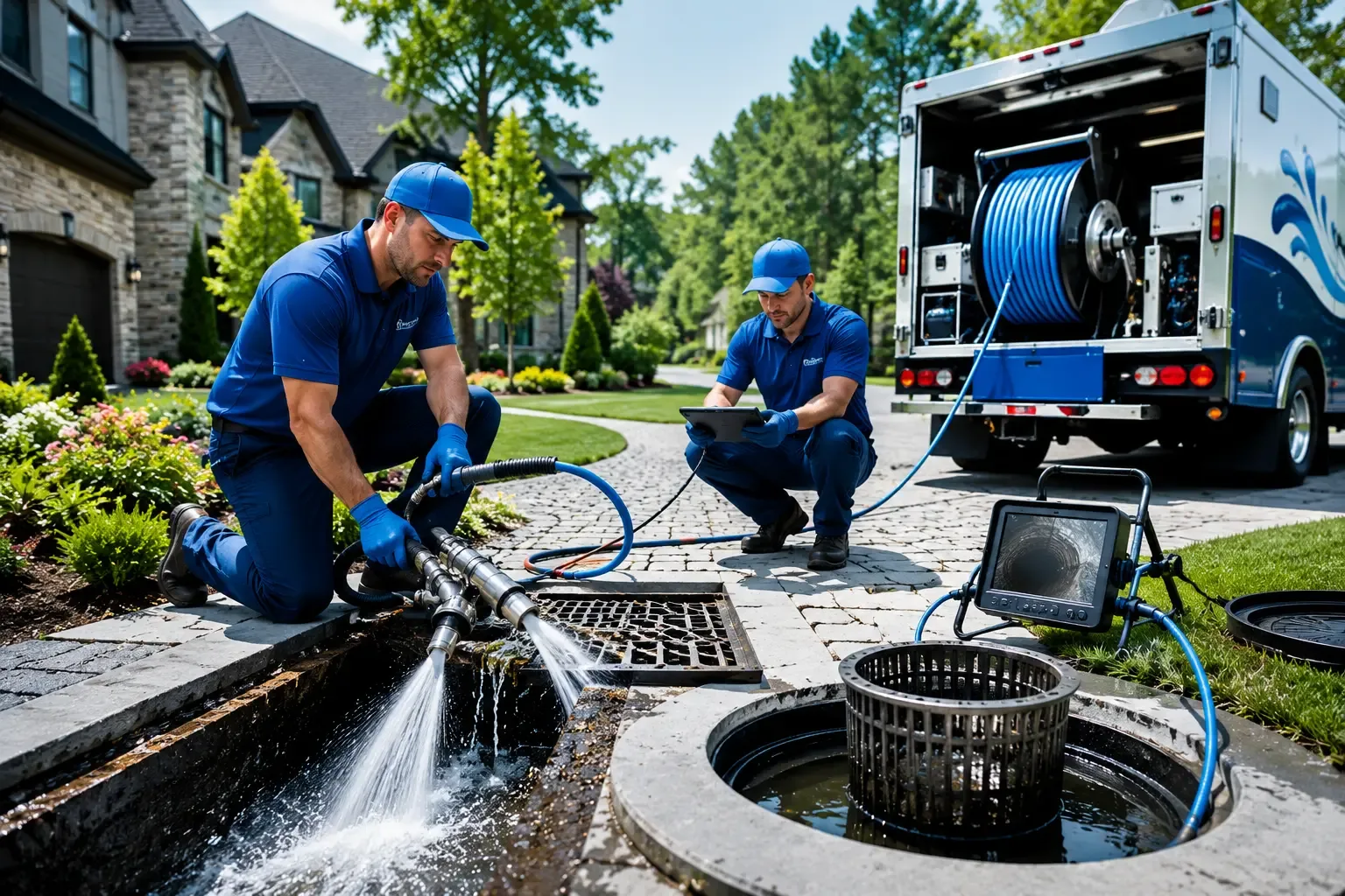Local outdoor drain cleaning professionals in Aleppo, PA